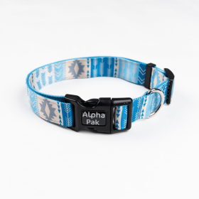 Zion Pattern Dog Collar (size: Large 1in wide by 14)