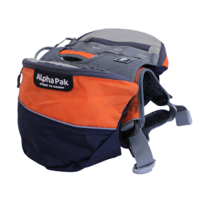 Adventurer 2-piece Dog Pack With EZ Latch  Harness (Color: MILE HIGH, size: Extra Large)