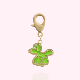 Balloon Dog Collar Charm (Color: Gold)