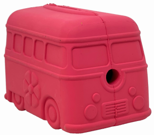 MKB Surf's Up! Retro Van  Durable Chew Toy & Treat Dispenser (Color: Pink)