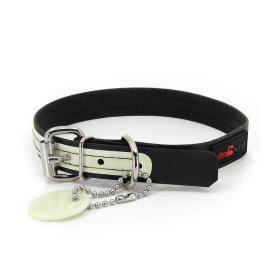 Play Glow Collar (Color: black, size: 3/4"x14")