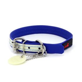 Play Glow Collar (Color: Blue, size: 3/4"x14")