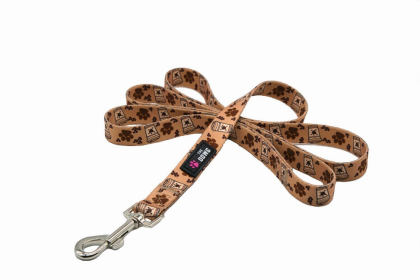 The Dowg Dog Leash (Color: Dogs and Coffee, size: large)