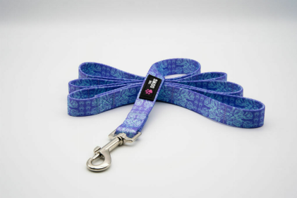 The Dowg Dog Leash (Color: Paws and Petals, size: large)