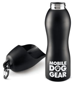 Mobile Dog Gear 25 Oz Water Bottle (Color: black)